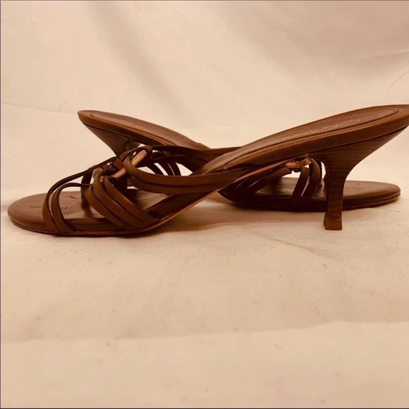 Cole Haan Brown Leather Sandals: Size 8 1/2. Stylish and comfortable. - Picture 7 of 9